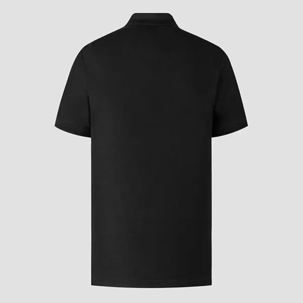 áo thun có cổ BURBERRY LOGO EQUESTRIAN KNIGHT EMBOIRDERED BLACK 8067582 authentic tại blankroom hà nội, việt nam