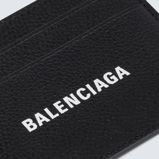 chi tiết card BALENCIAGA CASH CARD HOLDER IN BLACK/WHITE 5943091IZI31090