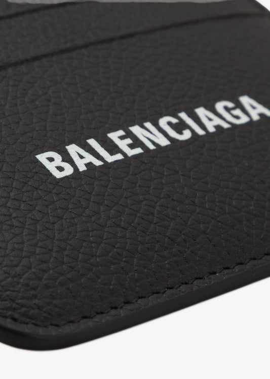 chi tiết BALENCIAGA CASH CARD HOLDER ROUNDED EDGES BLACK 5938121IZIM1090