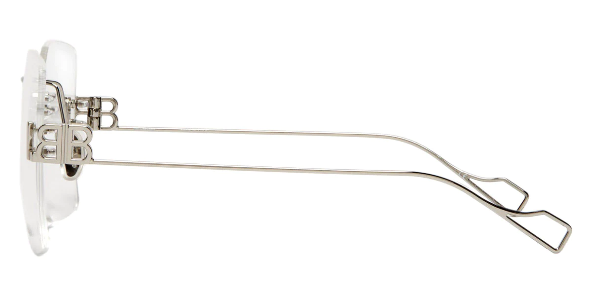 mắt kính BALENCIAGA EVERYDAY EYEGLASSES WITH DOUBLE BB LOGO SILVER BB0113O 002 hàng hiệu chính hãng Authentic tại Hà Nội, Sài gòn, TP HCM, Việt Nam.