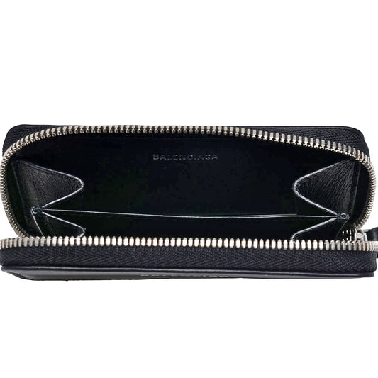 mặt trong ví BALENCIAGA ZIPPED COIN WALLET