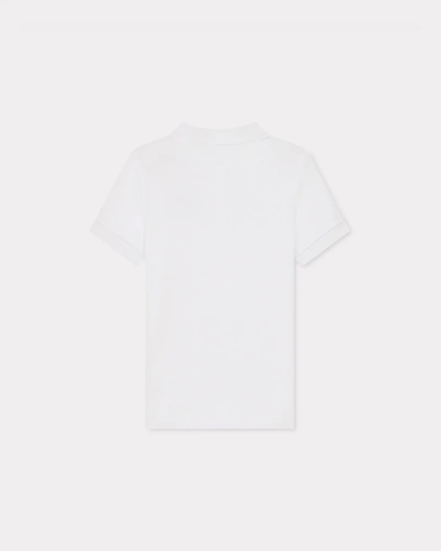 mặt sau áo BOKE FLOWER EMBROIDERED POLO SHIRT WHITE FC62TS7054PU.01