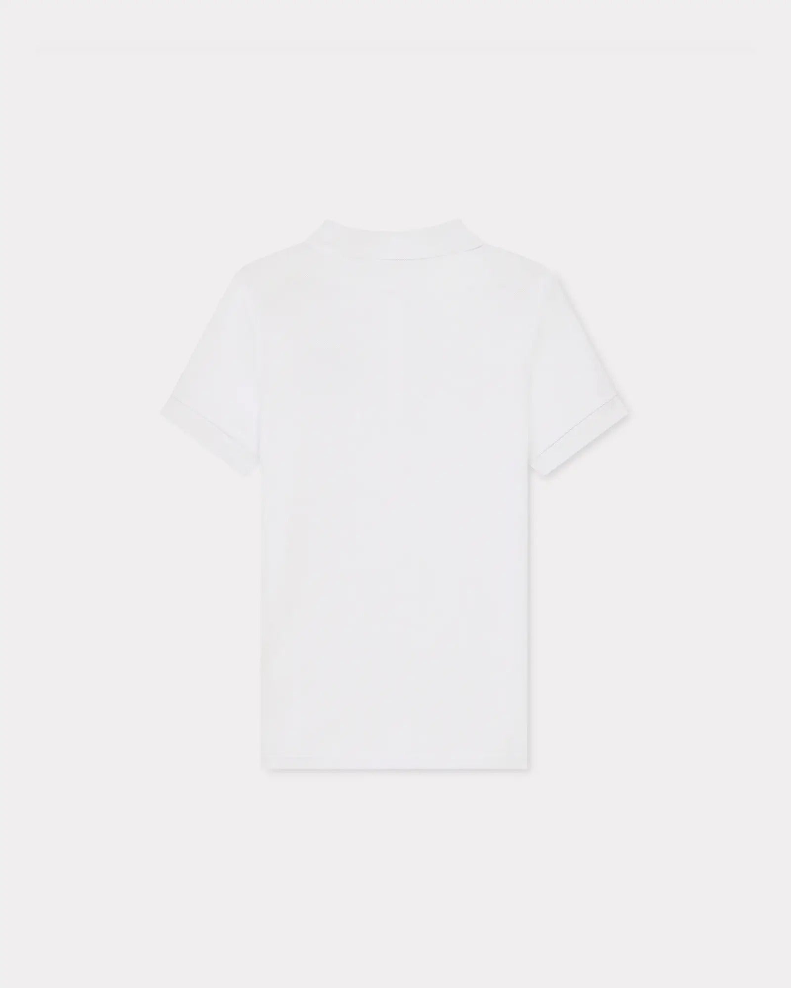 mặt sau áo BOKE FLOWER EMBROIDERED POLO SHIRT WHITE FC62TS7054PU.01