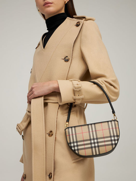 túi kẹp nách BURBERRY VINTAGE CHECK OLYMPIA POUCH IN ARCHIVE BEIGE 80580061 authentic có tại hà nội, sài gòn, tp hcm, việt nam