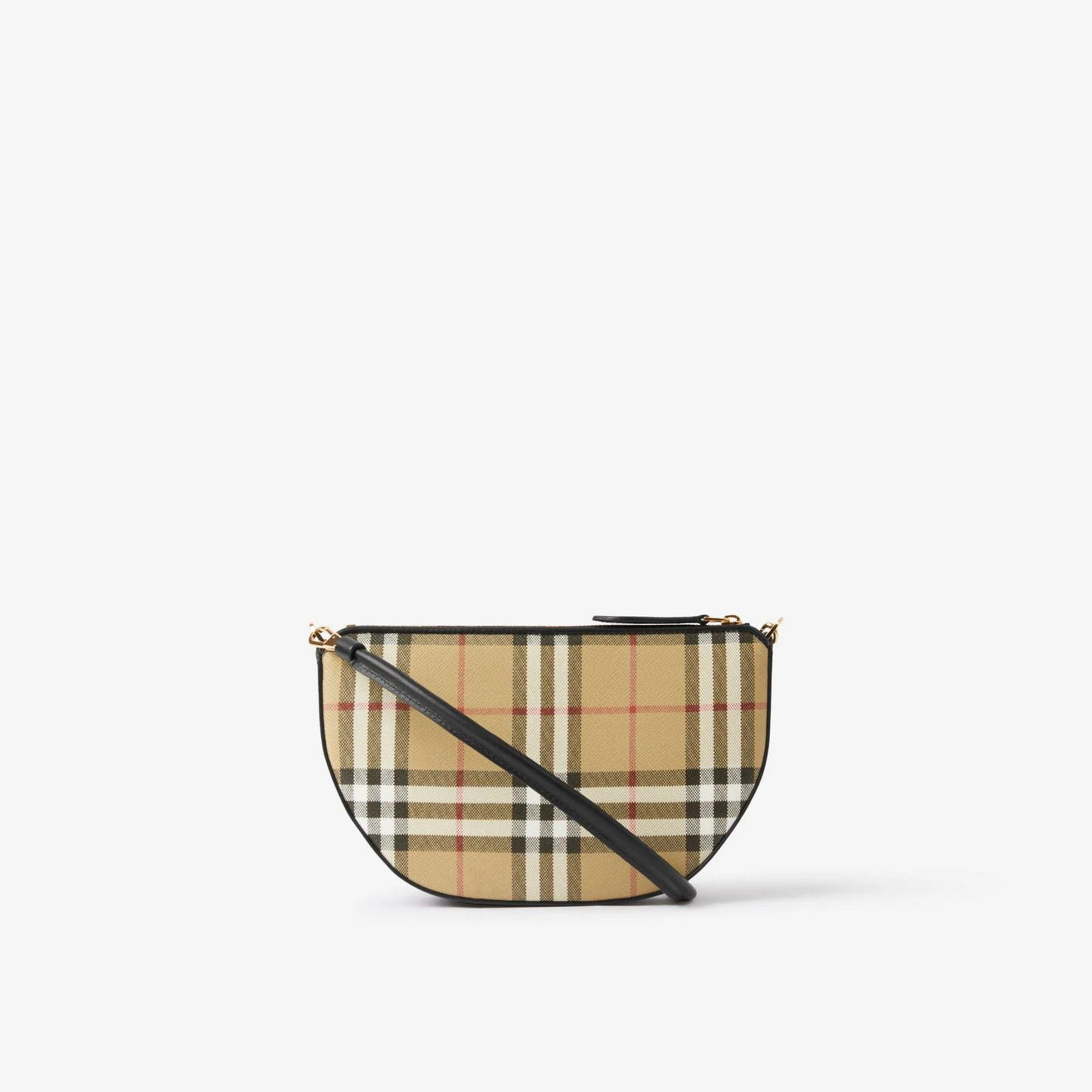 túi kẹp nách BURBERRY VINTAGE CHECK OLYMPIA POUCH IN ARCHIVE BEIGE 80580061 authentic có tại hà nội, sài gòn, tp hcm, việt nam