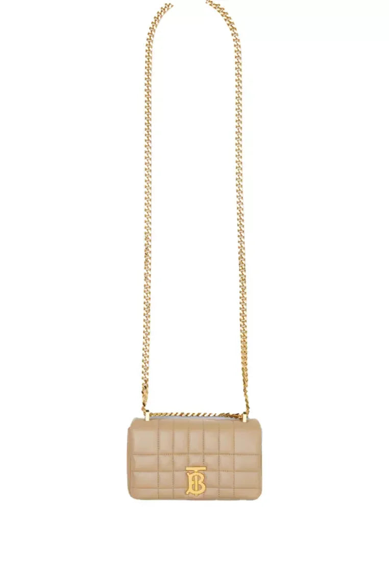 túi đeo chéo BURBERRY BAG QUILTED LEATHER MINI LOLA BAG OAT BEIGE 80630151 Authentic tại Hà Nội, Sài Gòn, Tp HCM, Việt Nam.