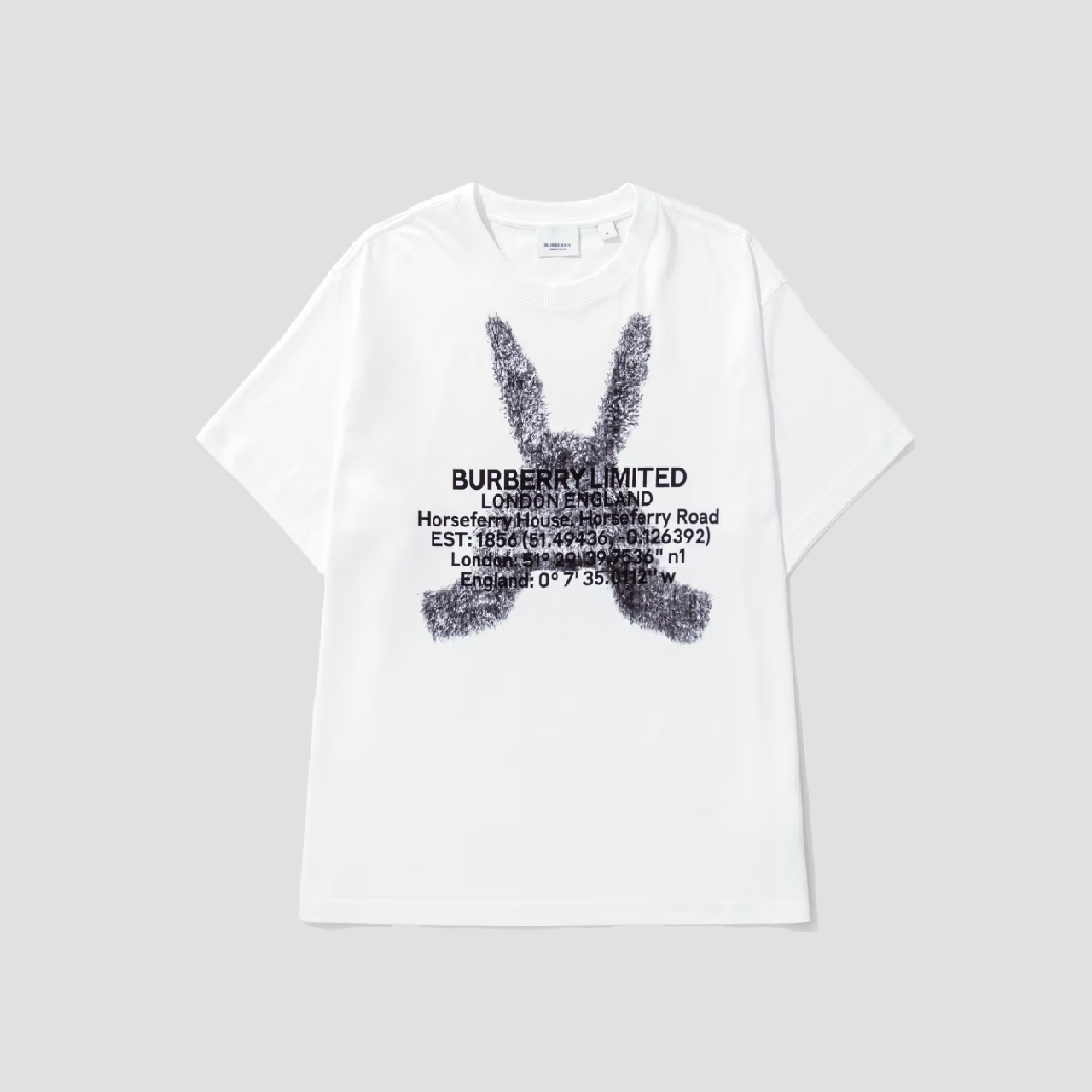 Burberry Calvin T-Shirt In White - Main Image