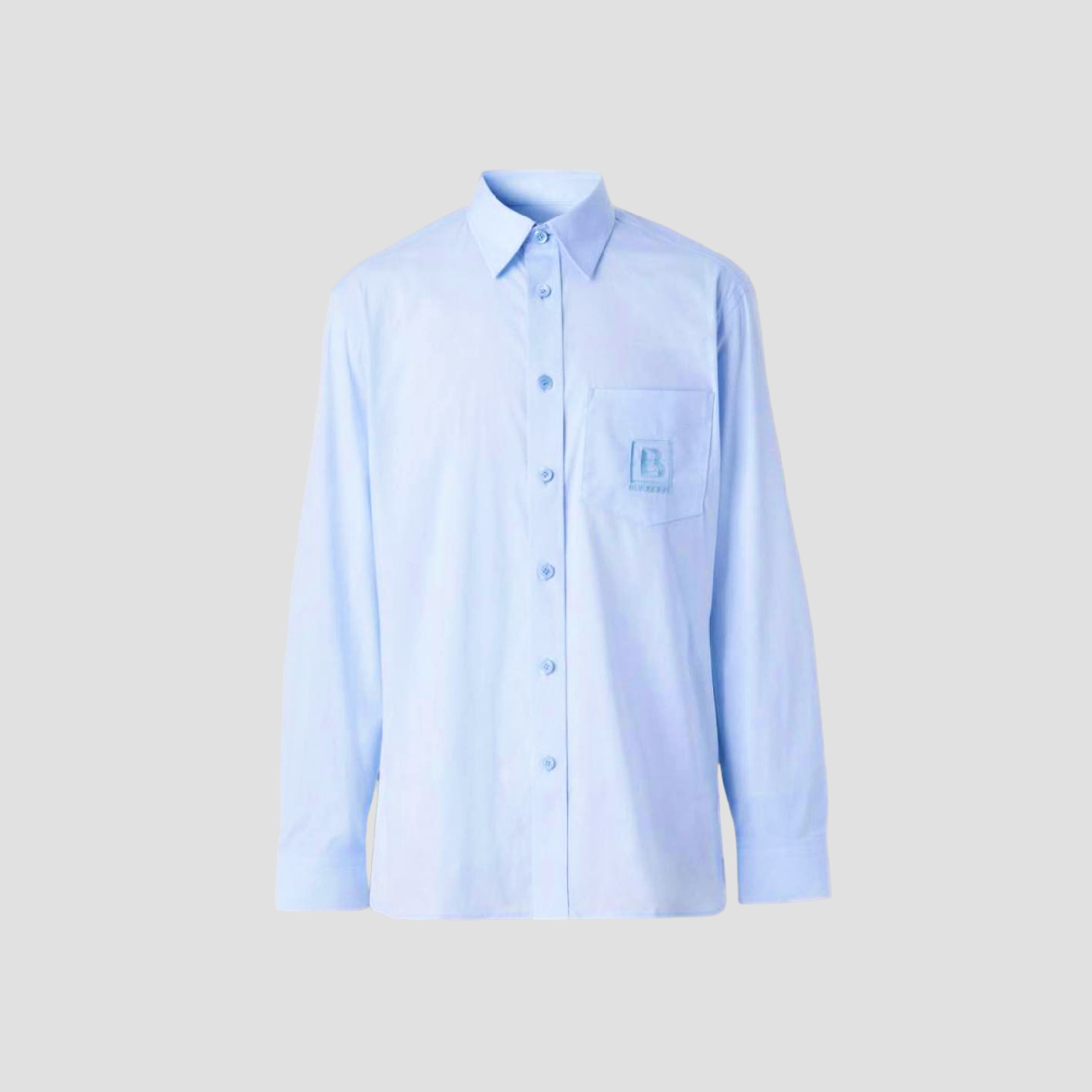 Burberry Chappel BBox Long-sleeve Shirts In Light Blue 8061859 1003