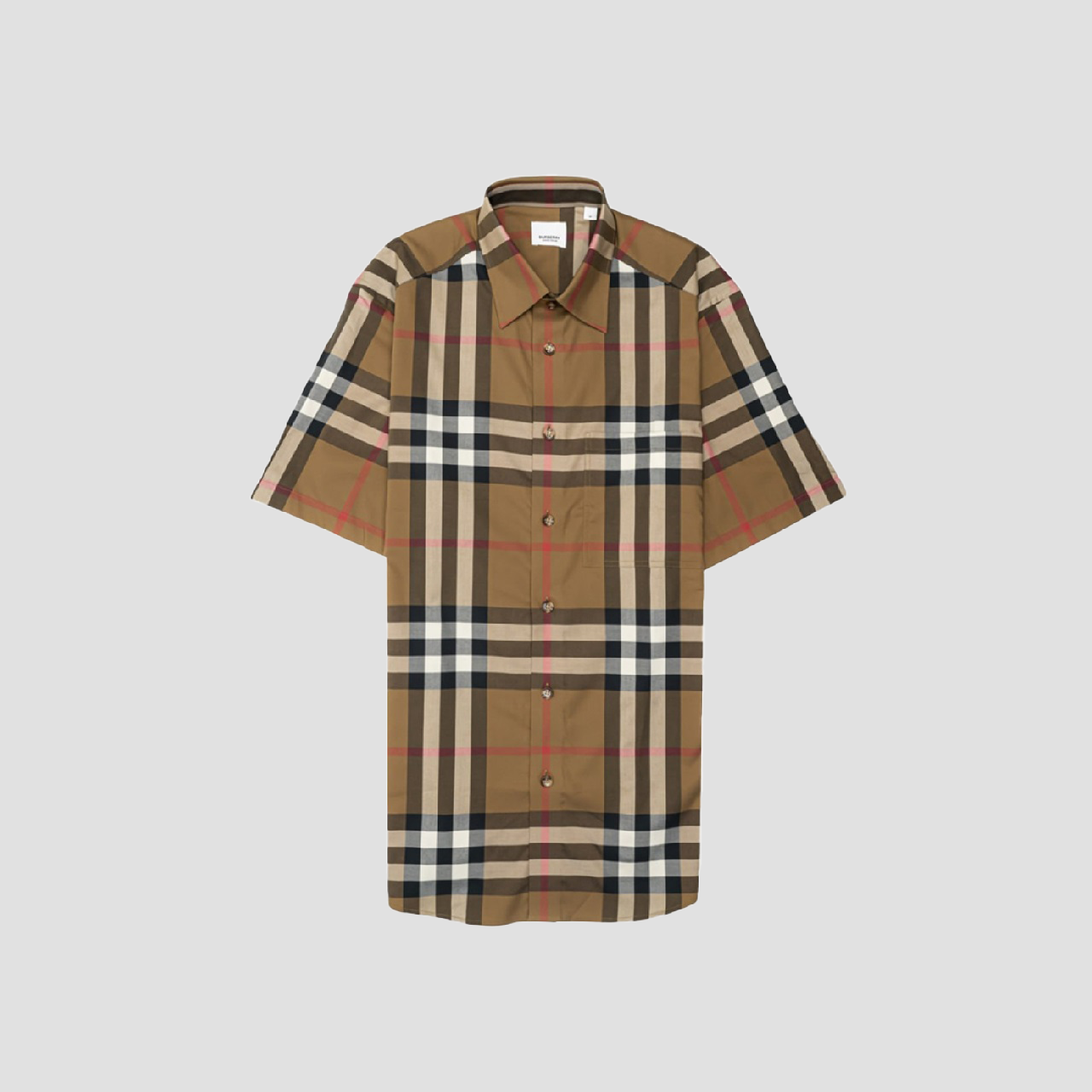 Burberry Claverdon Short-sleeve Shirts In Brown 8084291