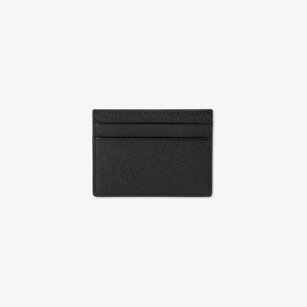 ví đựng thẻ Burberry Grainy Leather TB Card Case In Black 80626621 Authentic có tại blankroom hà nội, việt nam