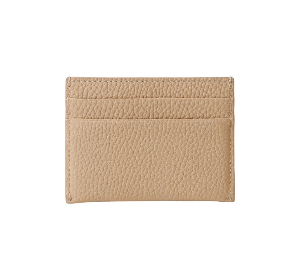 ví đựng thẻ Burberry Grainy Leather TB Card Case in Oat Beige 8066023 hàng hiệu Authentic tại blankroom hà nội, việt nam