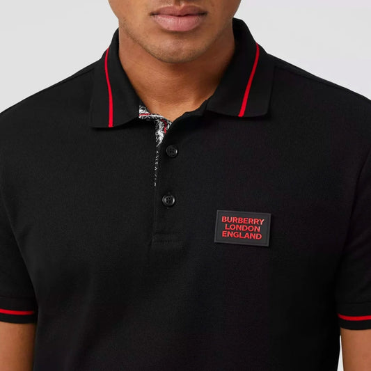 wearing Burberry Grenford Polo Black 8067577