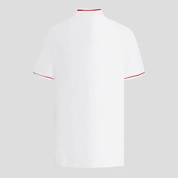 áo thun có cổ Burberry Grenford Polo White 8067579 authentic blankroom hà nội, việt nam