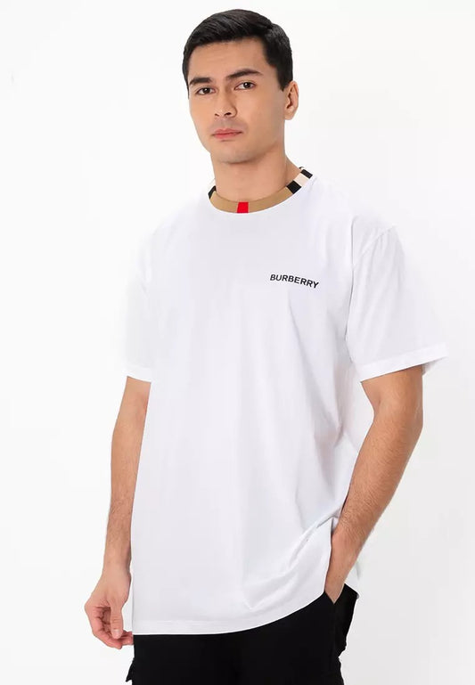 wearing Burberry Jayson T-Shirt In White 8078115