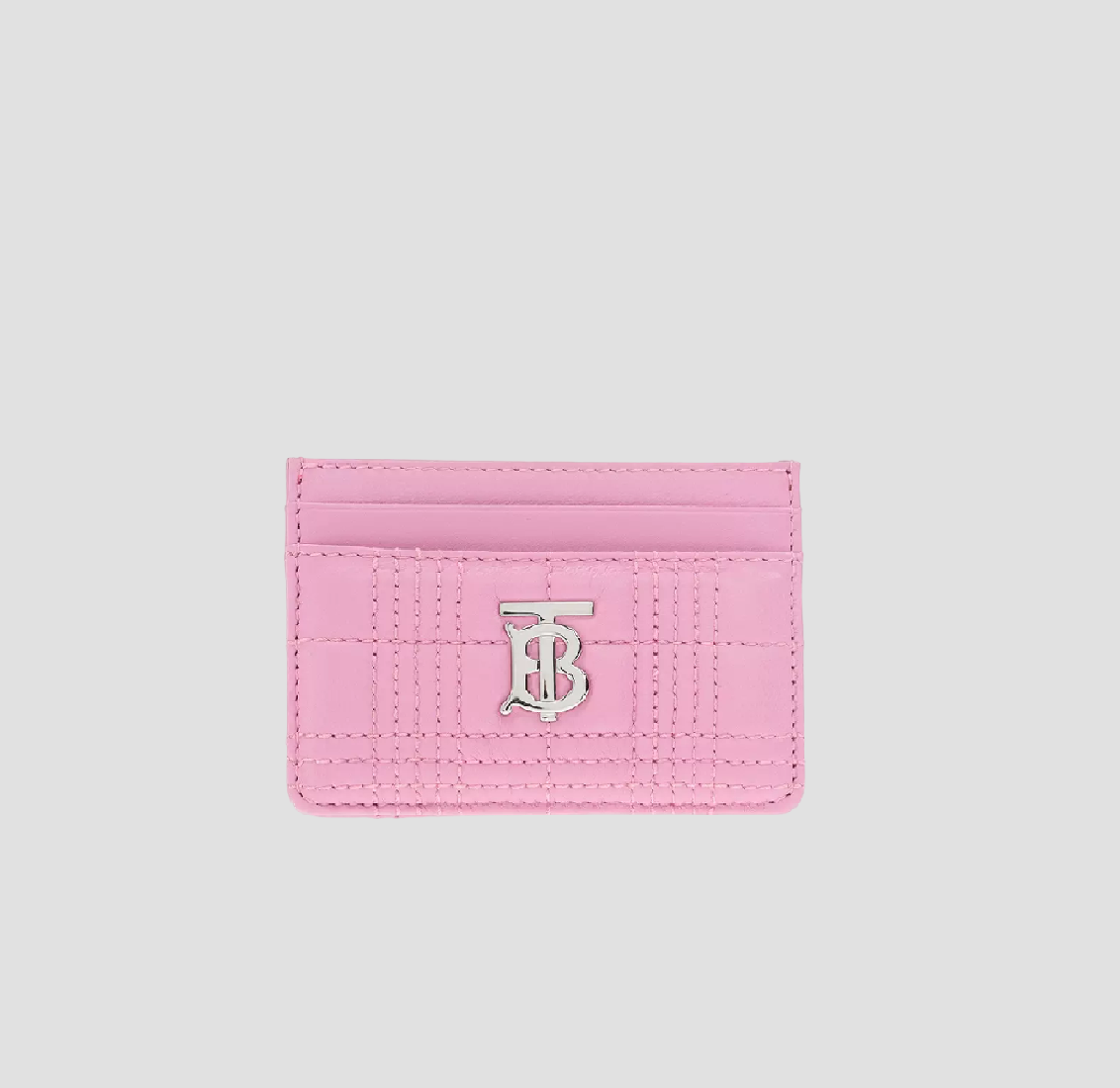 BURBERRY LEATHER LOLA CARD CASE PRIMEROSE PINK 8049297