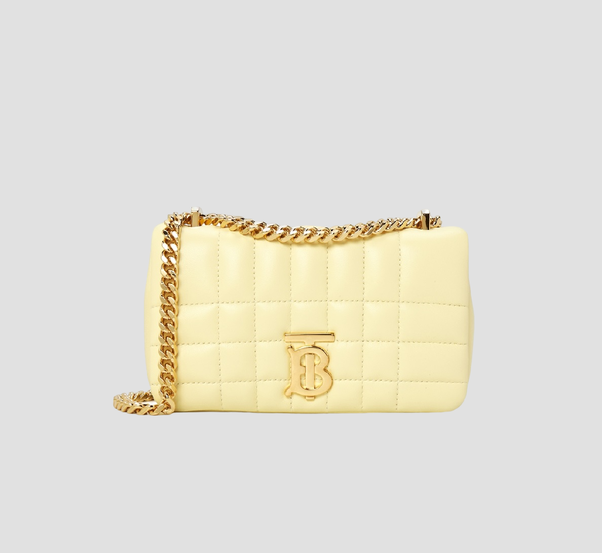 BURBERRY LOLA MINI YELLOW LEMON SHOULDER BAG 8066143