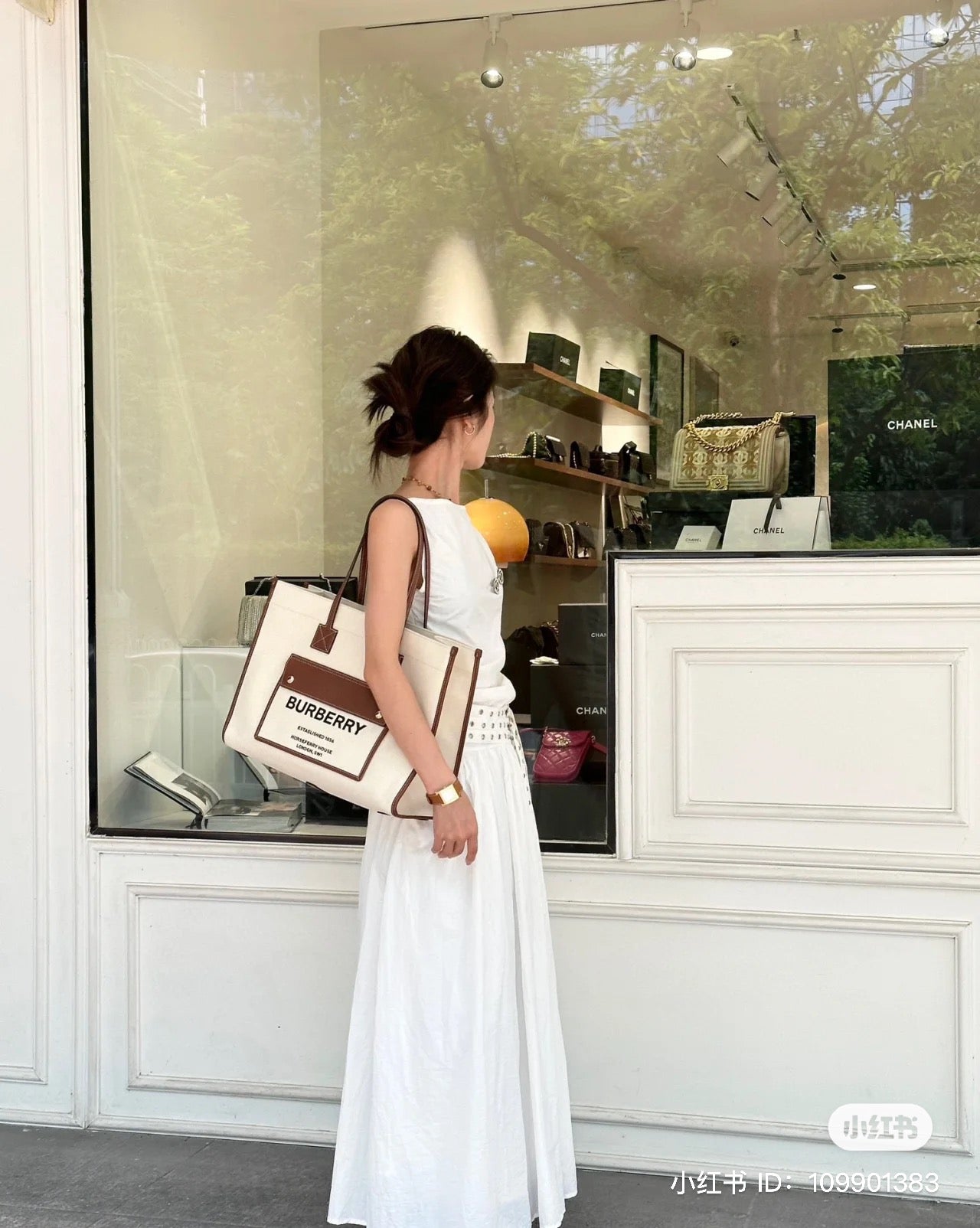 túi xách BURBERRY MEDIUM FREYA TOTE IN BEIGE 80441291 authentic hàng hiệu chính hãng tại hà nội, sài gòn, tp hcm, việt nam