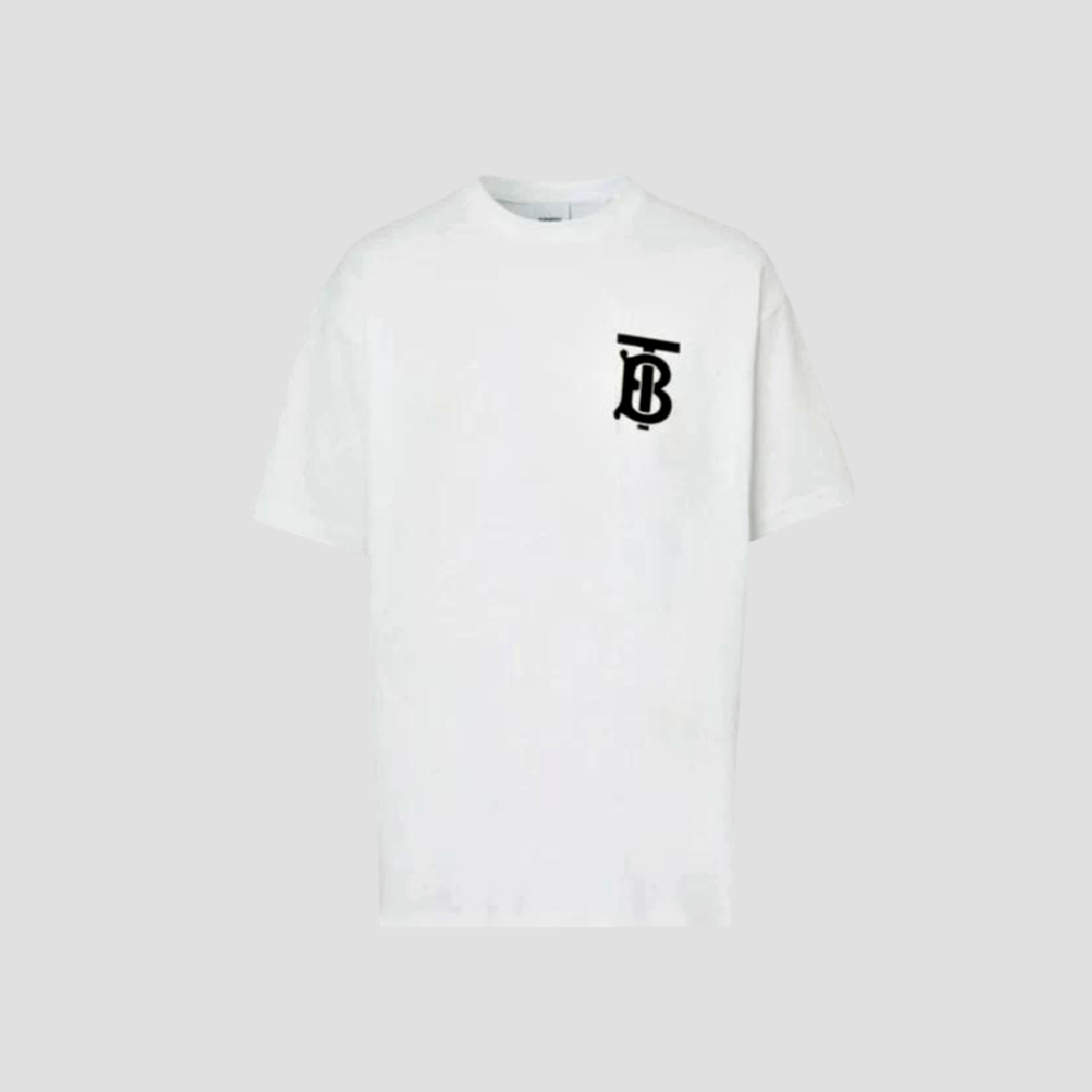 Burberry Monogram Motif TB Oversize T-Shirt In White 80174731