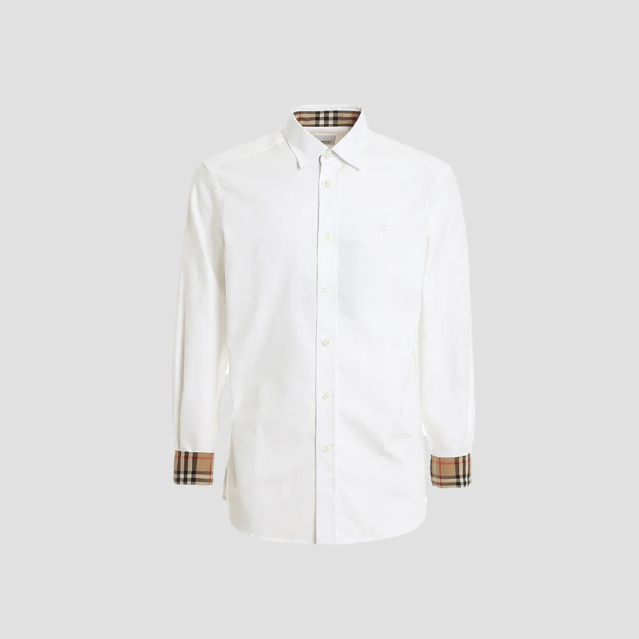 Burberry Sherfield Long-Sleeve Shirts In White 8024514
