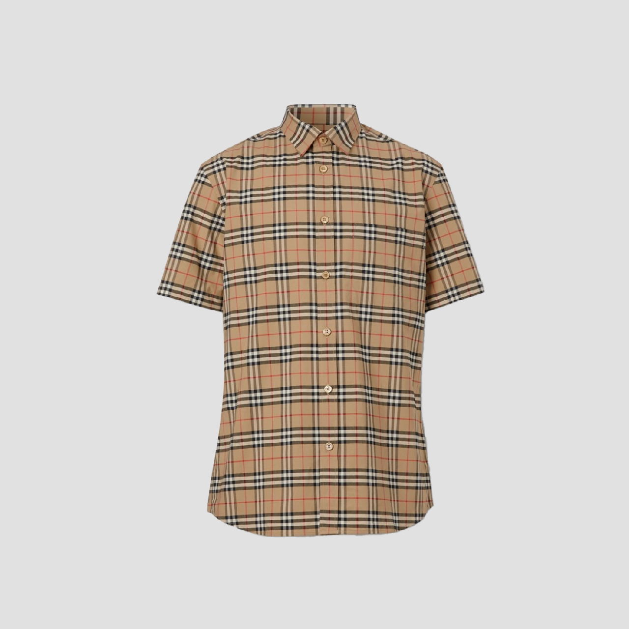 Burberry Simpson Short-sleeve Shirts In Beige 8020965