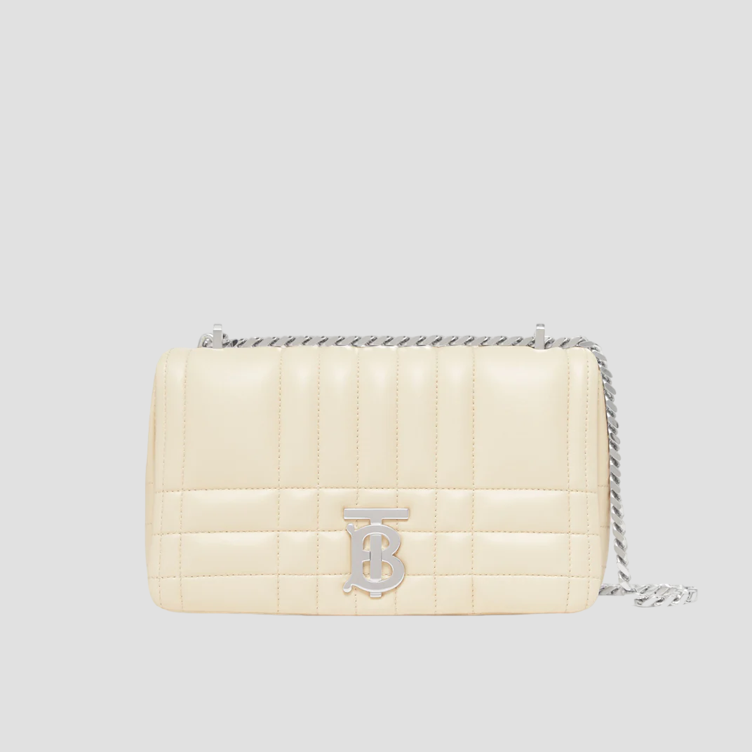 Burberry Small Lola Bag In Pale Vanilla 80595161