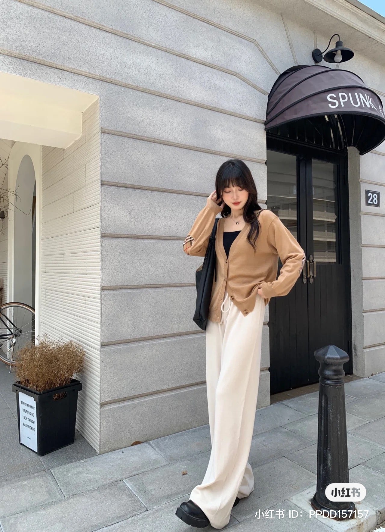 áo len Burberry Vintage Check Elbow Patch 8007975 Dornoch Merino Wool Cardigan Brown 8007975 Authentic tại BlankRoom Hà Nội, Việt Nam