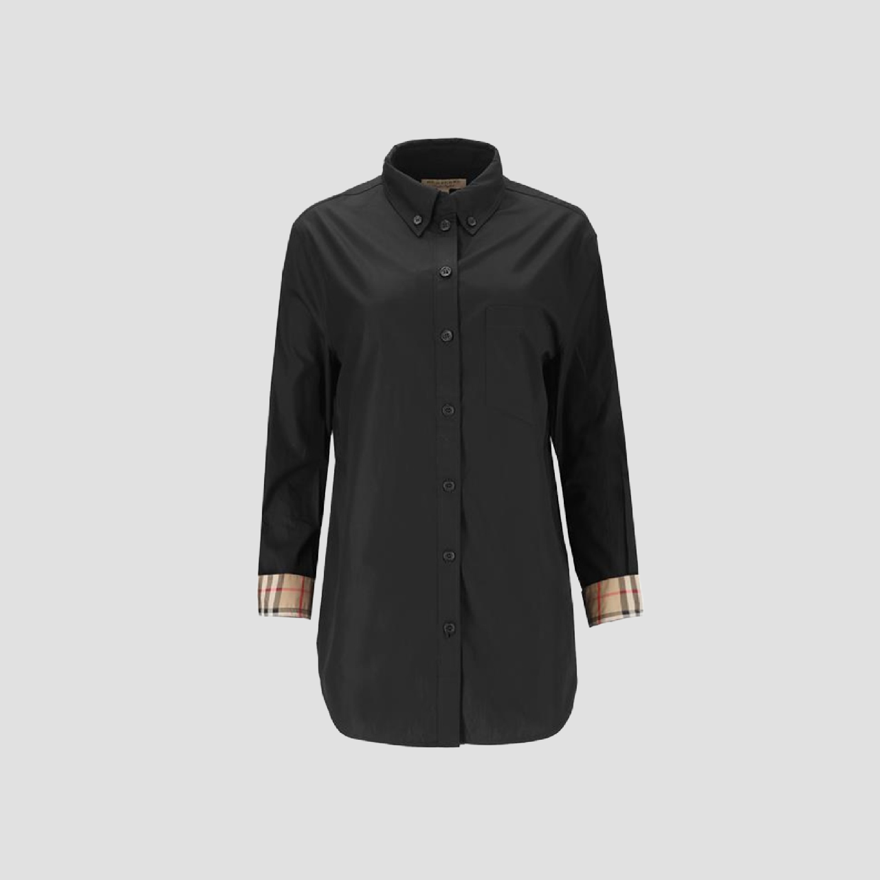 Burberry Women Guan Long-Sleeve Shirts In Black 8062146
