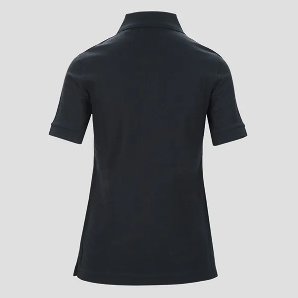 áo thun có cổ BURBERRY WOMEN'S BLACK POLO WITH B LOGO-EMBROIDERED 8052653 authentic blankroom hà nội việt nam