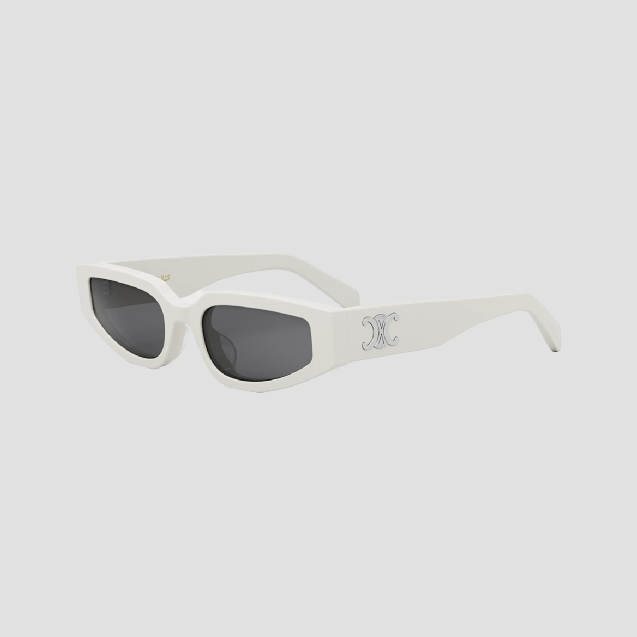 CELINE 12 TRIOMPHE ACETATE SUNGLASSES WHITE CL40269U-25A