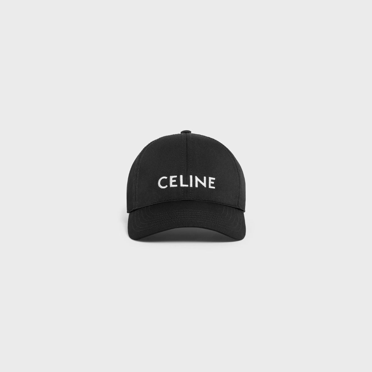mặt trước CELINE BLACK BASEBALL CAP IN COTTON 2AUA1969P.38NO