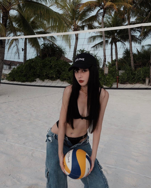 mẫu đội nón CELINE BLACK BASEBALL CAP IN COTTON 2AUA1969P.38NO