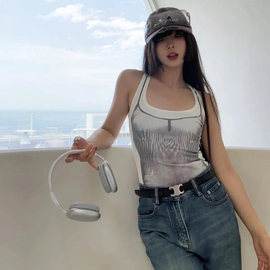 nữ đeo thắt lưng CELINE MEDIUM TRIOMPHE BELT IN TAURILLON BLACK SILVER 45AKA3A01.38SI