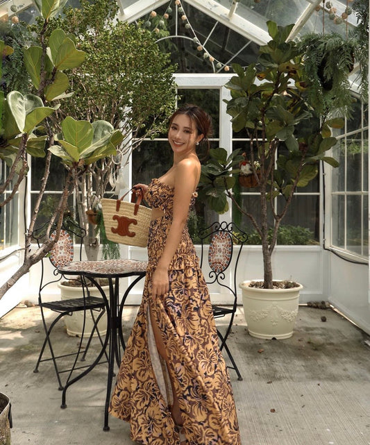 mẫu xách túi CELINE TEEN CLASSIC PANIER IN PALM SS23 194002EFA.04LU