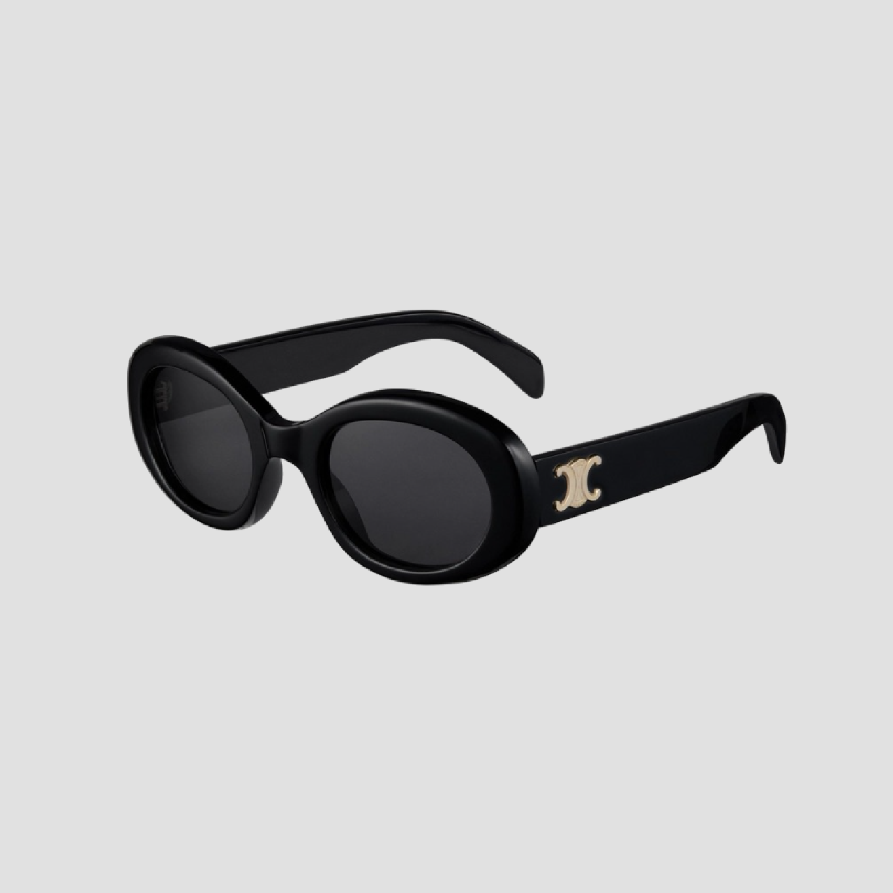 CELINE TRIOMPHE 01 SUNGLASSES CL40194U 01A ACETATE BLACK