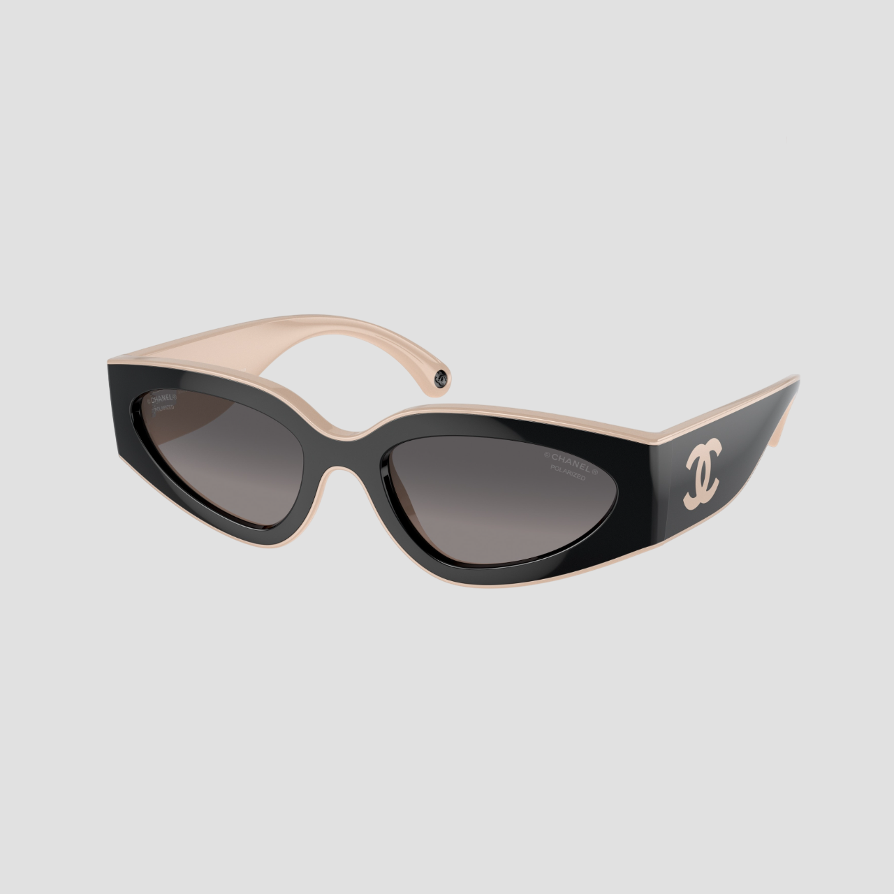 CHANEL CH6056 C534M3 CAT EYE SUNGLASSES BEIGE 6056 c534/m3