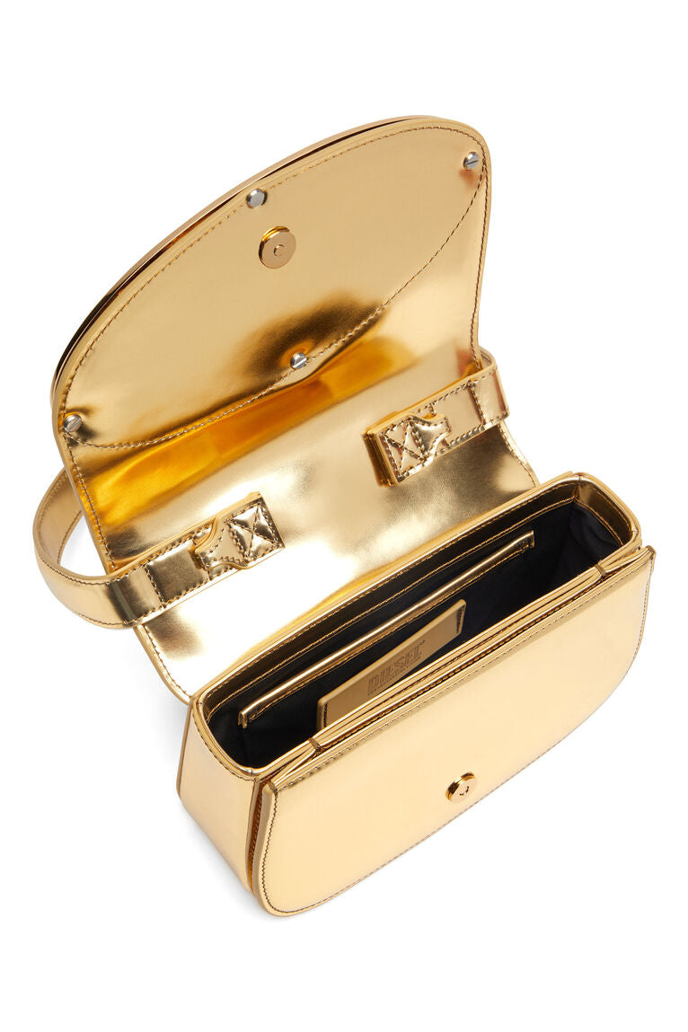 mặt trong DIESEL 1DR GOLD MIRRORED LEATHER BAG X08396PS202 H0500 authentic tại blankroom việt namtúi kẹp nách DIESEL 1DR GOLD MIRRORED LEATHER BAG X08396PS202 H0500 authentic tại blankroom việt nam