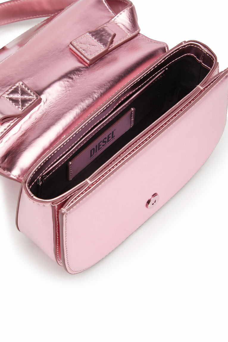mặt trong DIESEL 1DR PINK MIRRORED LEATHER BAG X08396PS202 T5275