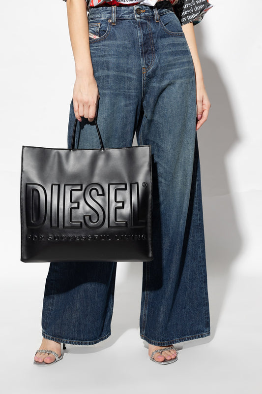 wearing Diesel DSL 3D Tote EW X Bag X09931P5184-T8013