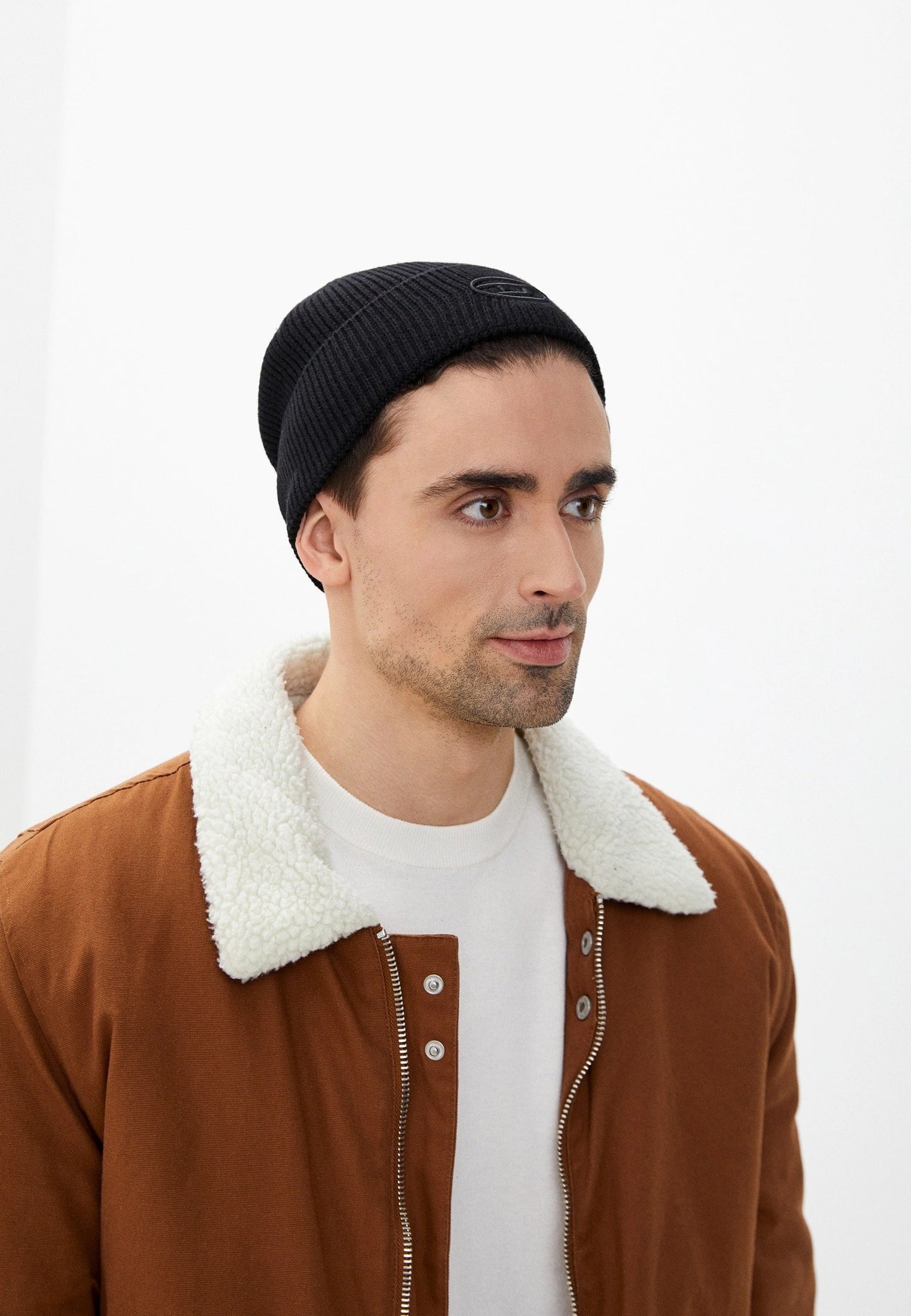 nam đội nón Diesel K-CODER-FULLY B Black Beanie A040920DAOB-9XX