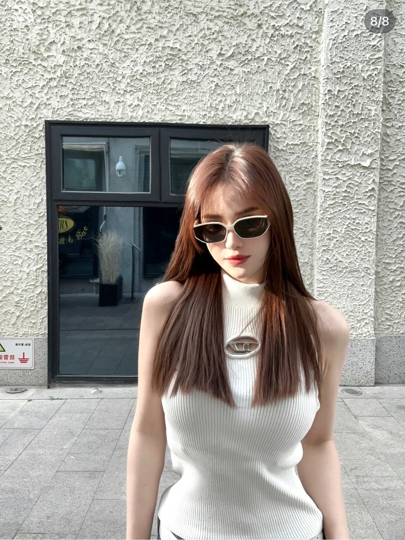 DIESEL M-ONERVAX-TOP WHITE TOP A130200DLAX 129 authentic tại blankroom việt nam