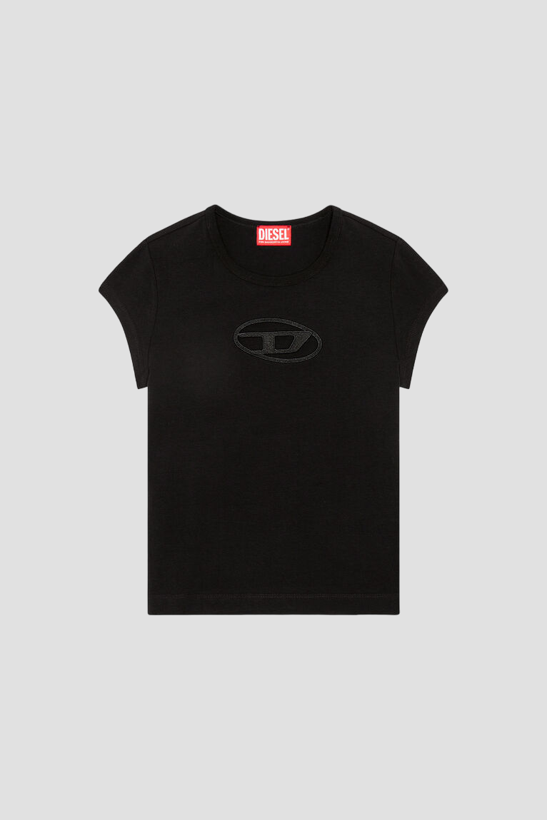 DIESEL T-ANGIE BLACK T-SHIRT