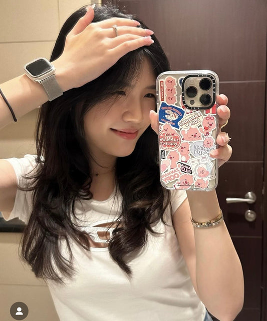 mẫu mang áo nữ DIESEL T-ANGIE WHITE T-SHIRT A062680AFAA 100