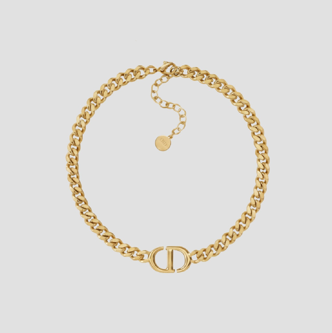 Dior CD Navy Choker Necklace