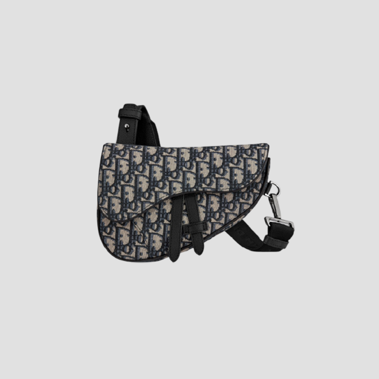 Dior Mini Saddle Oblique Beige Bag – Blank Room - Main Image