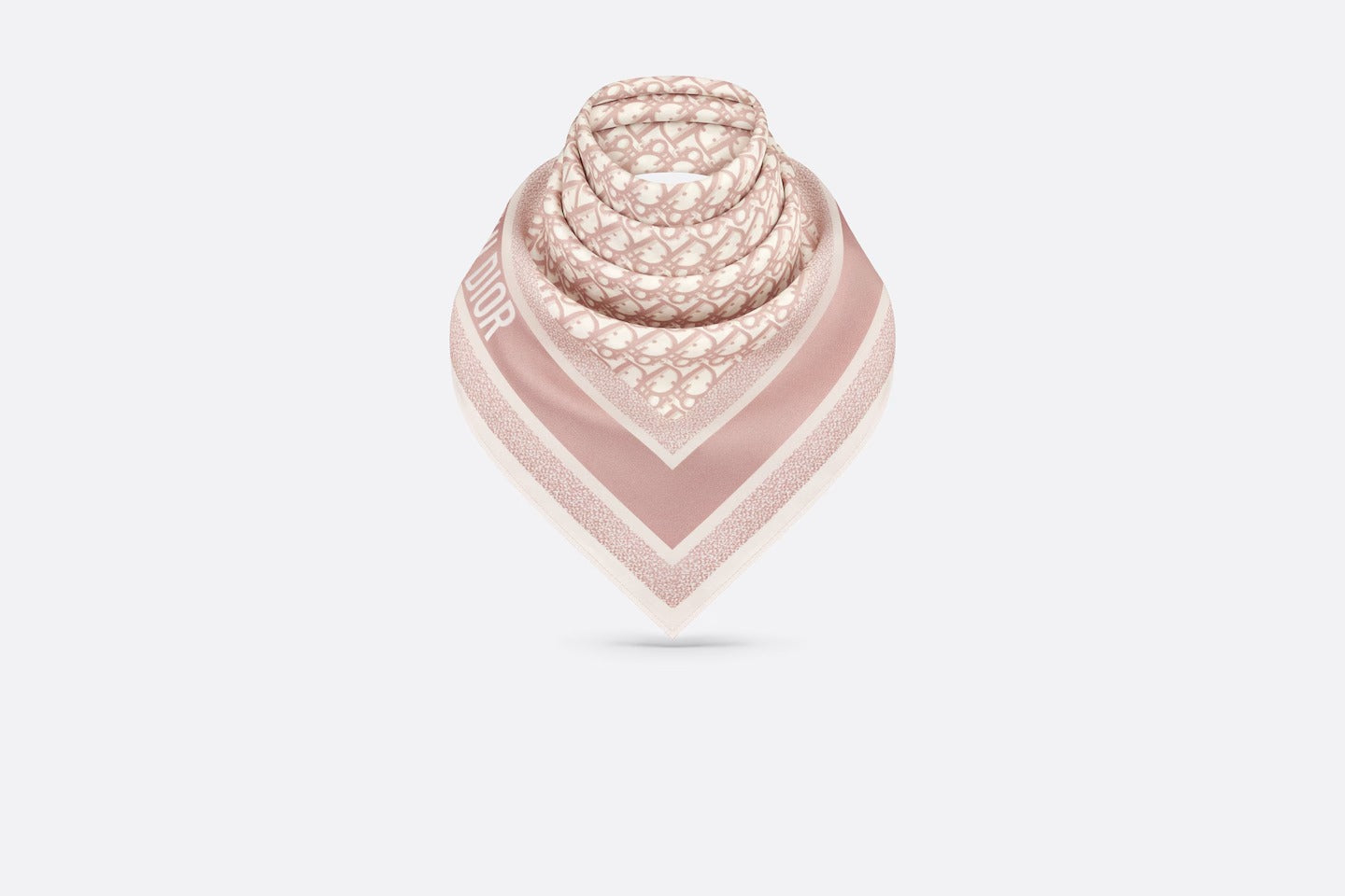 khăn choàng DIOR OBLIQUE DIORTWIN 90 SQUARE SCARF ROSE AND GRAY 15DOB090I600_C412 authentic tại blank room hà nội, việt nam
