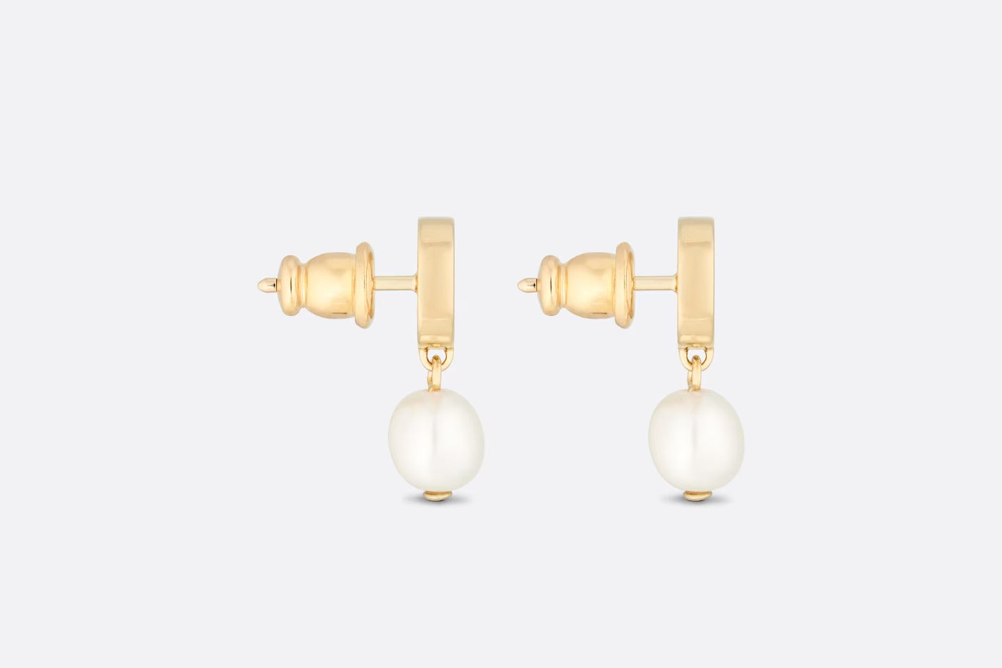 khuyên tai DIOR PETIT CD EARRINGS GOLD & WHITE E1520PTCRS_D301 authentic tại blank room việt nam
