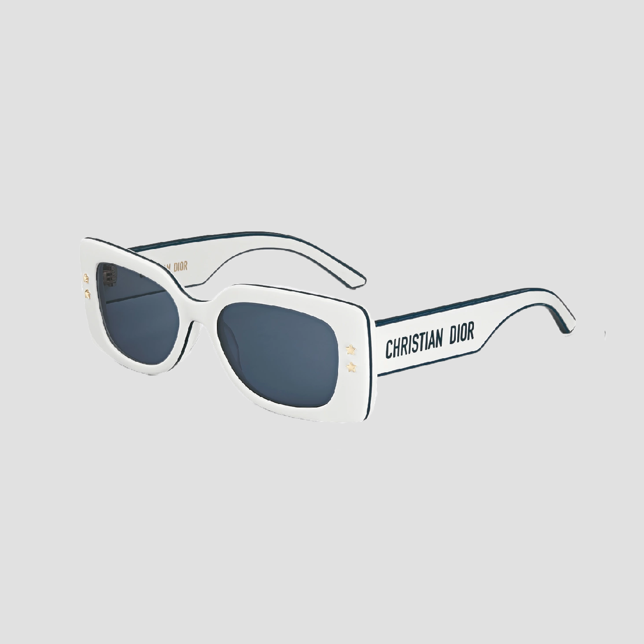 DIORPACIFIC S1U 95B0 WHITE SUNGLASSES DPFCS1UQR