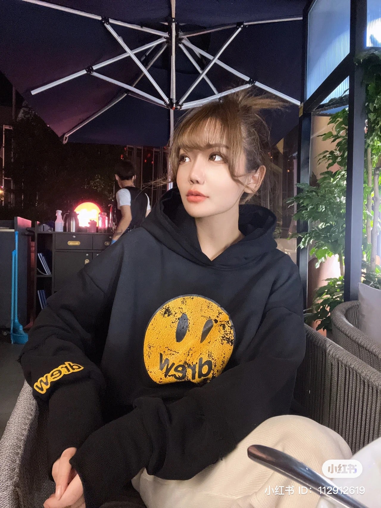 áo DREW HOUSE DECONSTRUCTED MASCOT FADE BLACK HOODIE authentic