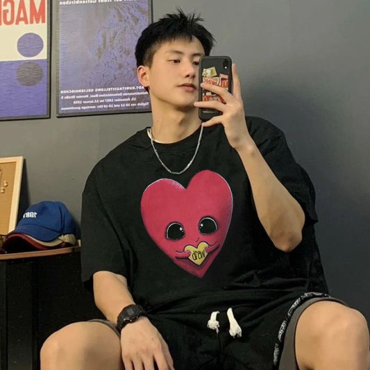 áo thun DREW HOUSE DREW HEART SS BLACK TEE authentic