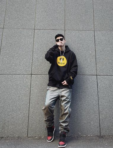 áo DREW HOUSE MASCOT BLACK HOODIE authentic